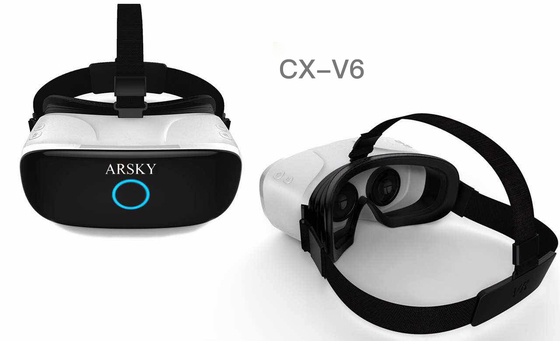 Schermo di Bluetooth WiFi 2K di vetro della cuffia avricolare della batteria 3D del polimero di realtà virtuale di ARSKY CX-V6