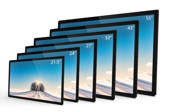 18.5' 21.5' 23.8' 27' Android Touch screen LCD Display Digital Signage Network Pubblicità supporto kiosco WIFI 4G LAN