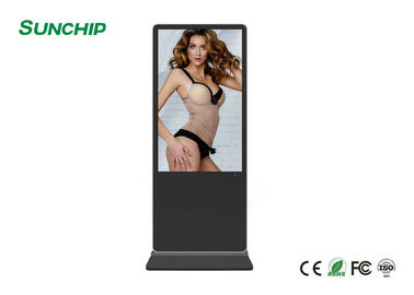 Basso consumo energetico LCD diritto di alta luminosità del totem del touch screen del pavimento