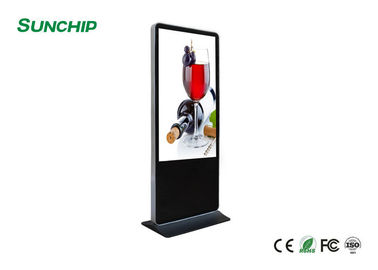 Esposizione LCD diritta di pubblicità del pavimento, tutta in un giocatore LCD di pubblicità con il software del CMS