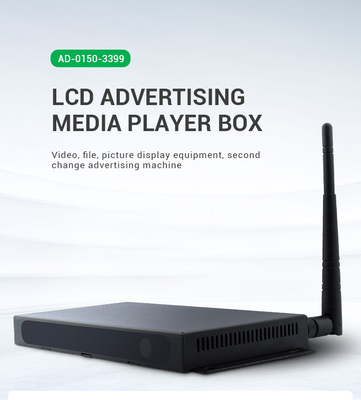 Sistema di esercizio LCD di Witl Android 9,1 della scatola di pubblicità HD Media Player