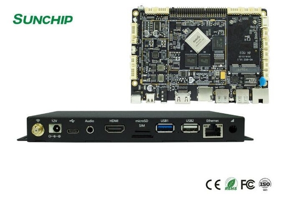 Ethernet dell'EDP LVDS di Android 6,0 della scatola del chipset HD Media Player del centro del quadrato RK3288