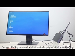 Commercial media player box for displaying advertisement