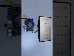 Giocatore alto a 10,1 pollici del monitor della pagina aperta di luminosità che annuncia esposizione