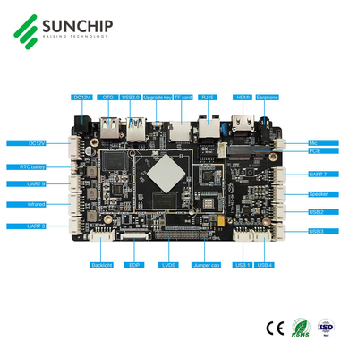 Il centro del quadrato della scheda madre RK3566 di Android del BRACCIO di LVDS HDMI 4K per il touch screen interattivo