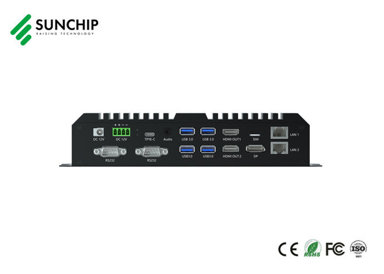 Rockchip RK3588 HD Multimedia Box Octa-Core 8K Double HD Dual Ethernet Edge Computing Utilizzazioni del terminale AI