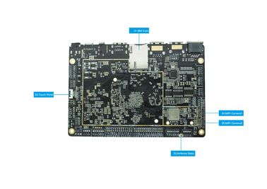 Rockchip RK3399 4K lvds edp Risoluzione 1080P 4GB DDR 32GB EMMC Board di sistema incorporato Hexa-Core WIFI ARM board